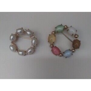 2 Scarf Pins Brooches